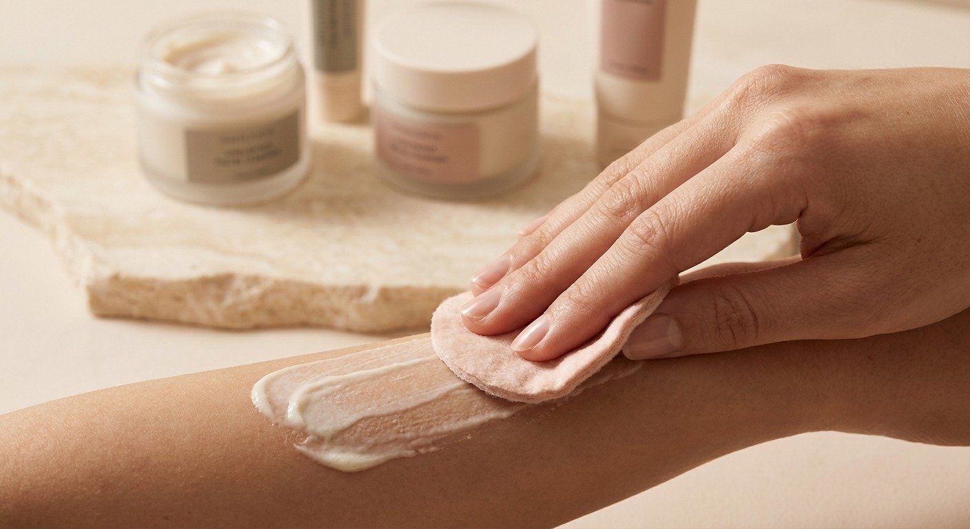 Drugstore skincare routine for sensitive skin with affordable gentle skincare products